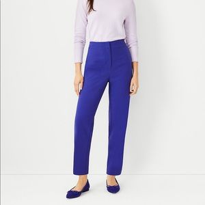 Ann Taylor the slim pant in ultraviolet NWT